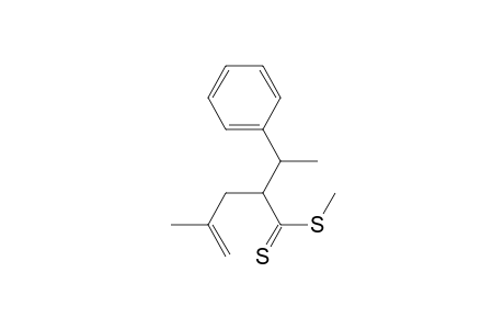 Methyl 4-methyl-2-(1-phenylethyl)-4-pentenedithioate