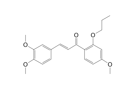 2'-(N-Propyl)oxy-3,4,4'-trimethoxychalcone (isomer 1)