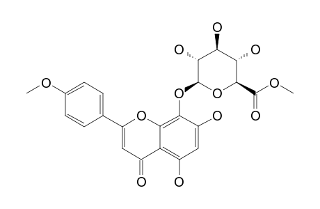 TAKAKIN-8-O-BETA-D-GLUCURONIDE-6''-METHYLESTER
