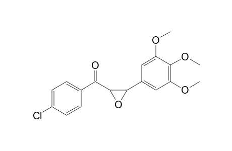(4-Chlorophenyl)[3-(3,4, 5-trimethoxyphenyl)oxiran-2-yl]methanone