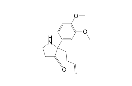 rac-2-(But-3-en-1-yl)-2-(3,4-dimethoxyphenyl)pyrrolidin-3-one