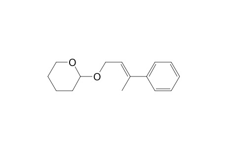 2H-Pyran, tetrahydro-2-[(3-phenyl-2-butenyl)oxy]-, (E)-