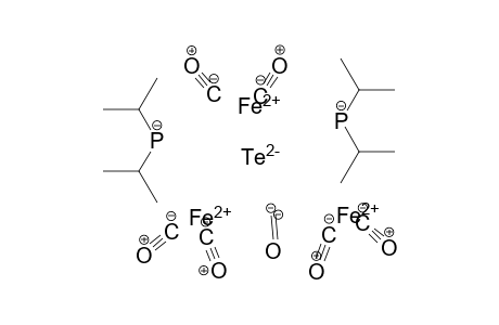 Triferrous bis(diisopropylphosphanide)methanone tellurium hexacarbonyl