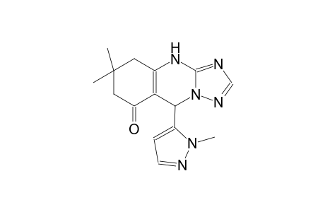 6,6-dimethyl-9-(1-methyl-1H-pyrazol-5-yl)-5,6,7,9-tetrahydro[1,2,4]triazolo[5,1-b]quinazolin-8(4H)-one