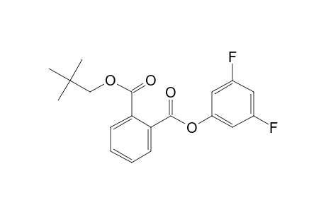 Phthalic acid, 3,5-difluorophenyl neopentyl ester