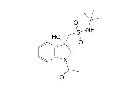 (1-Acetyl-3-hydroxy-2,3-dihydroindol-3-yl)-N-tert-butylmethanesulfonamide