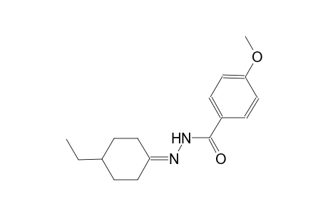 N'-(4-ethylcyclohexylidene)-4-methoxybenzohydrazide