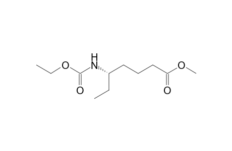 Methyl 5-[N-(ethoxycarbonyl)amino]heptanoate