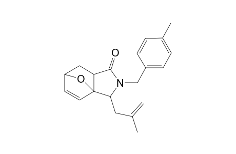2-(Methallyl)-3-aza-3-(p-methylbenzyl)-4-oxo-10-oxatricyclo[5.2.1.0(1,5)]dec-8-ene