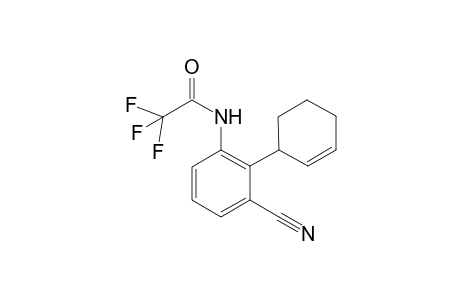 N-(3-cyano-2-cyclohex-2-en-1-ylphenyl)-2,2,2-trifluoroacetamide