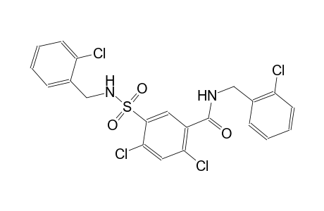2,4-dichloro-N-(2-chlorobenzyl)-5-{[(2-chlorobenzyl)amino]sulfonyl}benzamide
