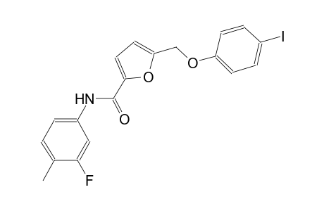 N-(3-fluoro-4-methylphenyl)-5-[(4-iodophenoxy)methyl]-2-furamide