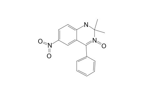 2,2-Dimethyl-6-nitro-4-phenyl-1,2-dihydro-quinazoline 3-oxide