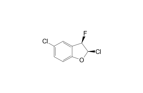 Benzofuran, 2,5-dichloro-3-fluoro-2,3-dihydro-, cis-