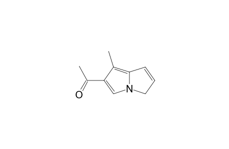 Ethanone, 1-(7-methyl-3H-pyrrolizin-6-yl)-