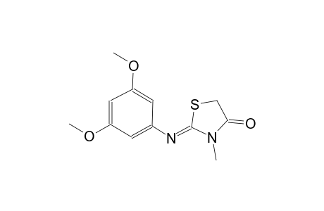 (2Z)-2-[(3,5-dimethoxyphenyl)imino]-3-methyl-1,3-thiazolidin-4-one