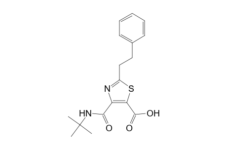 5-Thiazolecarboxylic acid, 4-[[(1,1-dimethylethyl)amino]carbonyl]-2-(2-phenylethyl)-