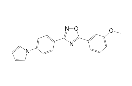 5-(3-Methoxyphenyl)-3-[4-(1H-pyrrol-1-yl)phenyl]-1,2,4-oxadiazole