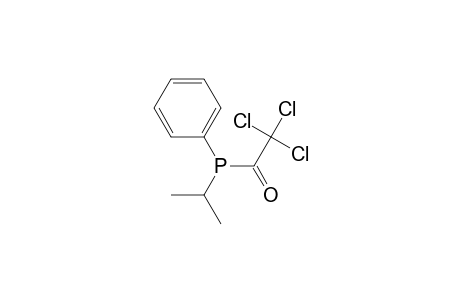 2,2,2-trichloro-1-[isopropyl(phenyl)phosphanyl]ethanone