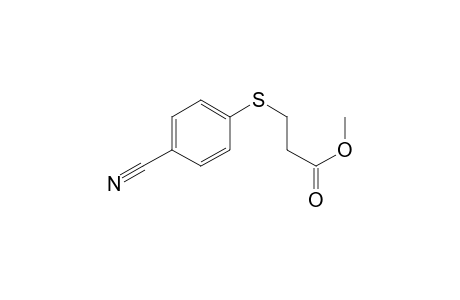 Methyl 3-((4-Cyanophenyl)thio)propanoate
