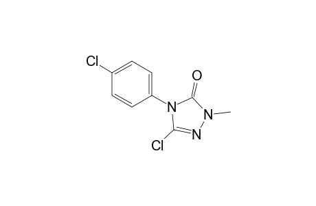 4-(4-Chlorophenyl)-3-chloro-1-methyl-5-oxo-1H-4,5-dihydro-1,2,4-triazole