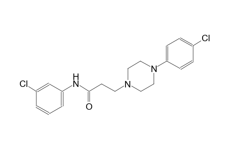 1-piperazinepropanamide, N-(3-chlorophenyl)-4-(4-chlorophenyl)-