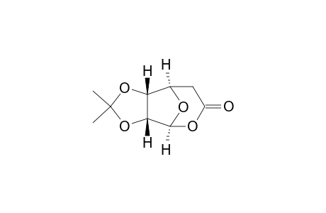 .beta.-D-ribo-Hexofuranuronic acid, 5-deoxy-2,3-O-(1-methylethylidene)-, .epsilon.-lactone