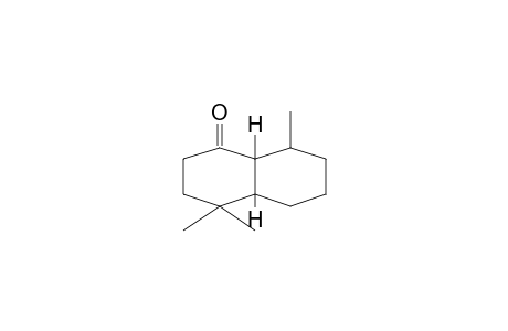 1(2H)-NAPHTHALENONE, OCTAHYDRO-4,4,8-TRIMETHYL-