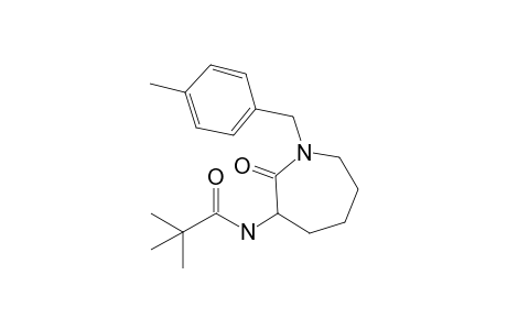 N-[1-(4-Methylbenzyl)-2-oxoazepan-3-yl]pivalamide