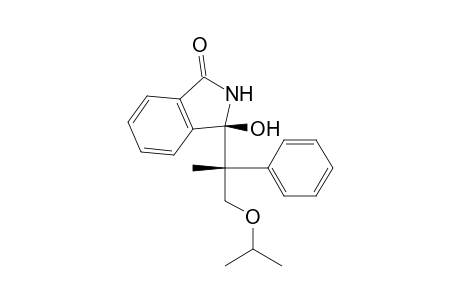 1H-Isoindol-1-one, 2,3-dihydro-3-hydroxy-3-[1-methyl-2-(1-methylethoxy)-1-phenylethyl]-, (R*,R*)-(.+-.)-