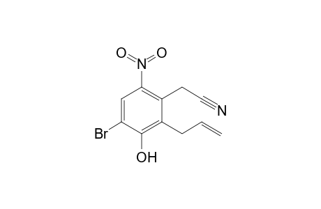 2-(2-allyl-4-bromo-3-hydroxy-6-nitro-phenyl)acetonitrile