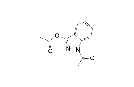 1H-Indazol-3-ol, 1-acetyl-, acetate (ester)