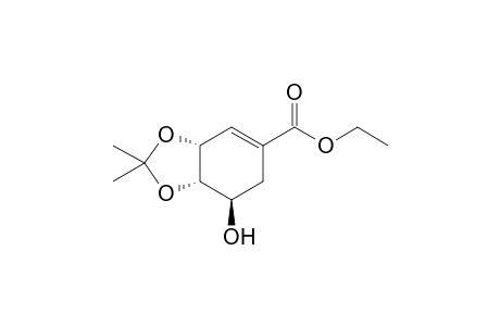 Ethyl (3R,4S,5R)-3,4-O-isopropylidene shikimate