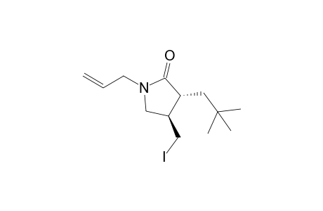 (3R,4R)-3-(2,2-Dimethylpropyl)-4-(iodomethyl)-1-(2-propenyl)-2-pyrrolidinone