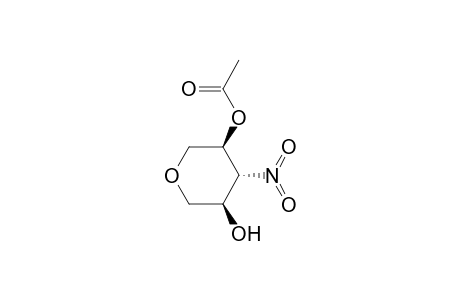 2H-Pyran-3,5-diol, tetrahydro-4-nitro-, monoacetate (ester), [3S-(3.alpha.,4.beta.,5.alpha.)]-