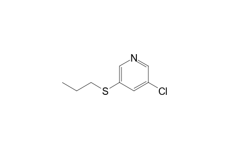 3-Chloro-5-(propylthio)pyridine