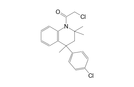 1-(chloroacetyl)-4-(4-chlorophenyl)-2,2,4-trimethyl-1,2,3,4-tetrahydroquinoline