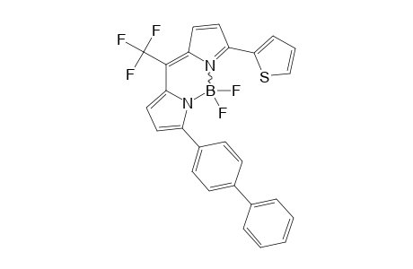 4,4-DIFLUORO-3-[(1,1-BIPHENYL)-4-YL]-5-(2-THIENYL)-8-TRIFLUOROMETHYL-4-BORA-3A,4A-DIAZA-S-INDACENE