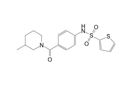 2-thiophenesulfonamide, N-[4-[(3-methyl-1-piperidinyl)carbonyl]phenyl]-