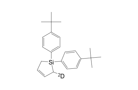 1,1-bis(4-tert-butylphenyl)-2-deuterio-1-silacyclo-3-pentene