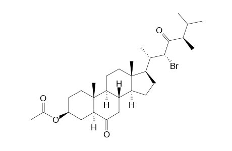 (22R,24R)-3.beta.-Acetoxy-22-bromo-24-methyl-5.alpha.-cholestan-6,23-dione