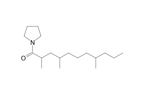 2,4,8-Trimethylundecanoyl pyrrolidine