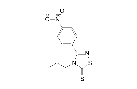3-(4-nitrophenyl)-4-propyl-1,2,4-thiadiazole-5(4H)-thione