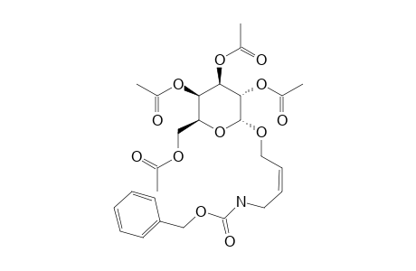 4-(BENZYLOXYCARBONYLAMINO)-BUT-2-ENE-1-YL-2,3,4,6-TETRA-O-ACETYL-ALPHA-D-GALACTOPYRANOSIDE