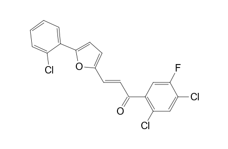 1-(2,4-Dichloro-5-fluorophenl)-3-[5-(o-chlorophenyl)-2-furyl)-2-propen-1-one