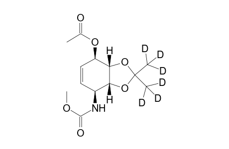 [(3aS,4R,7S,7aR)-7-(methoxycarbonylamino)-2,2-bis(trideuteriomethyl)-3a,4,7,7a-tetrahydro-1,3-benzodioxol-4-yl]acetate