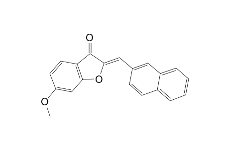 (2Z)-6-Methoxy-2-(2-naphthylmethylene)-1-benzofuran-3(2H)-one