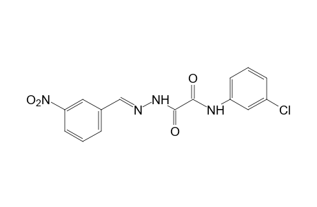 5-(m-chlorophenyl)-1-(m-nitrobenzylidene)semioxamazide