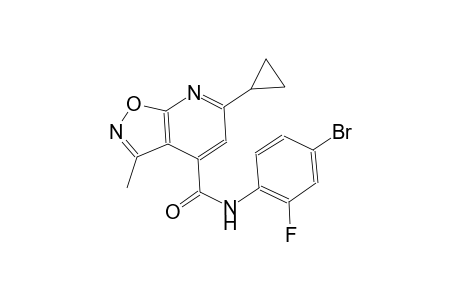 isoxazolo[5,4-b]pyridine-4-carboxamide, N-(4-bromo-2-fluorophenyl)-6-cyclopropyl-3-methyl-
