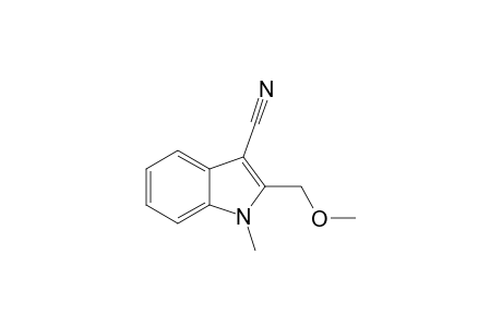 2-(methoxymethyl)-1-methyl-1H-indole-3-carbonitrile